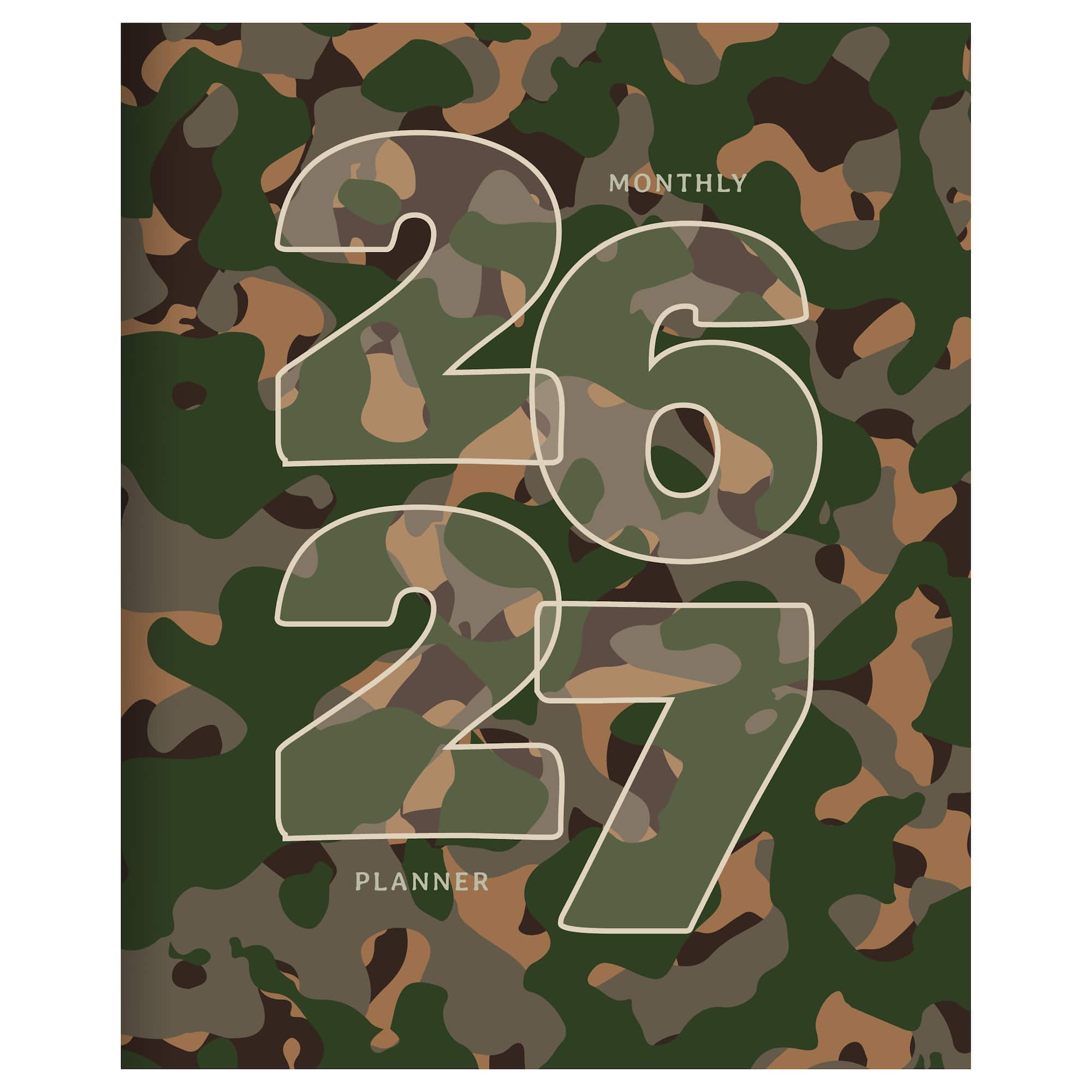 TF Publishing 2026-27 Camo Monthly Planner
